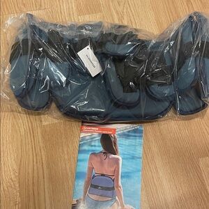 NWT Blue and Black Women's Swim Belt